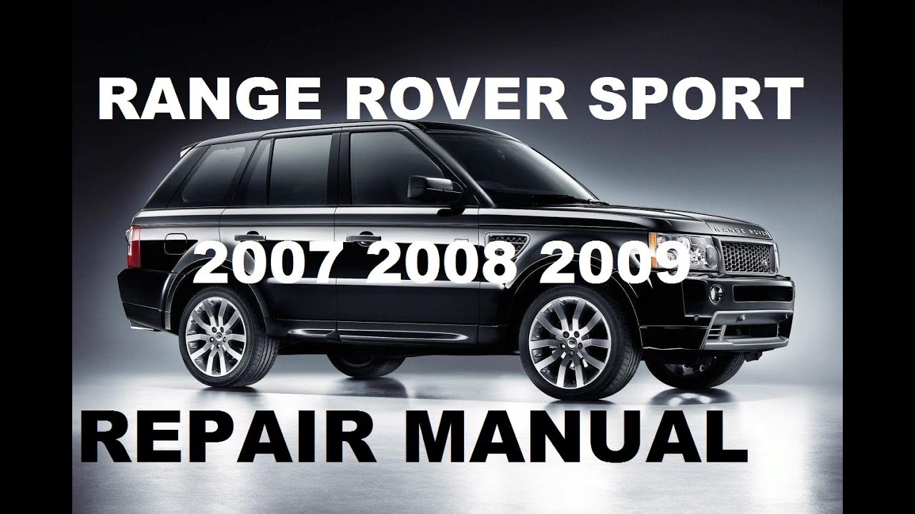 2008 Range Rover Sport Manual